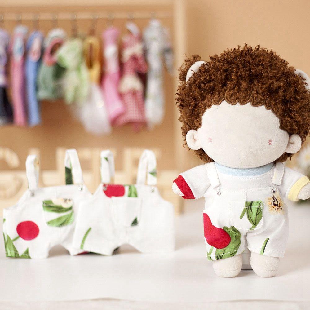 Quần Yếm Ngắn 20cm Bằng Cotton Chất Lượng Cao Cho Búp Bê