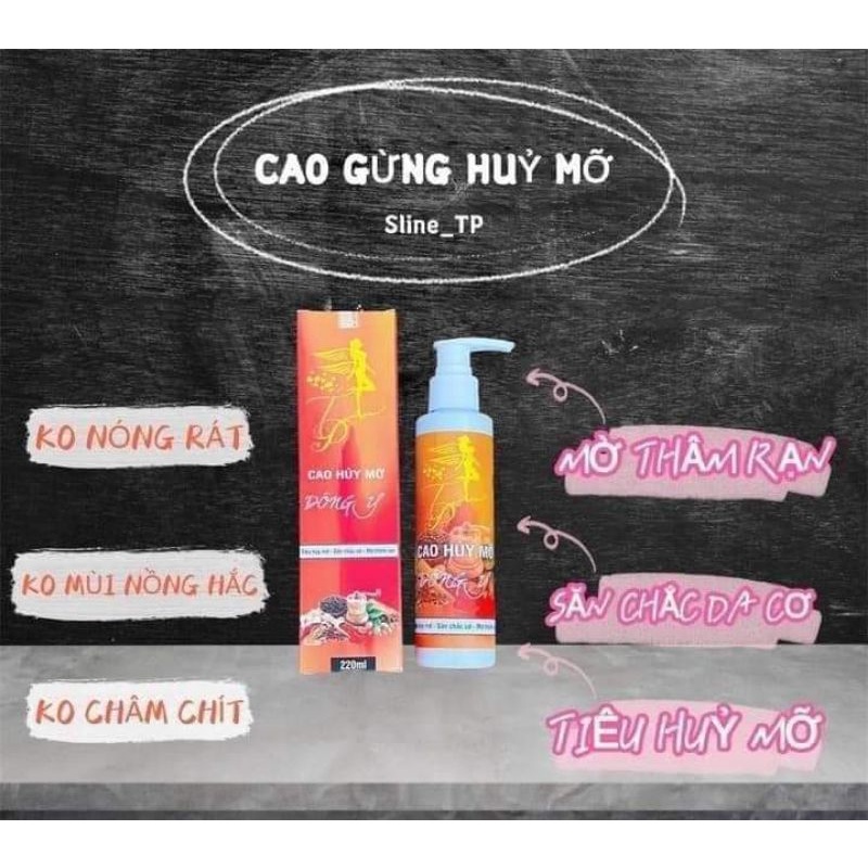 Combo 2 chai cao gừng tan mỡ bụng Đông y [TẶNG KÈM NILONG]