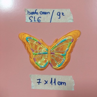 Sticker ủi , hình ủi bướm cam