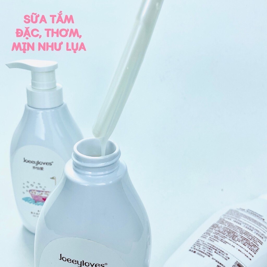 Sữa tắm Dưỡng Da Chăm Sóc Da Bath Joyeeloves Dưỡng ẩm Trắng Da Hương Thơm Mỹ Phẩm Hana 500 Ml