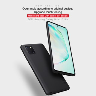 ỐP LƯNG SAMSUNG NOTE 10 LITE NILLKIN NHỰA CỨNG CHÍNH HÃNG [NEW SALEOFF]
