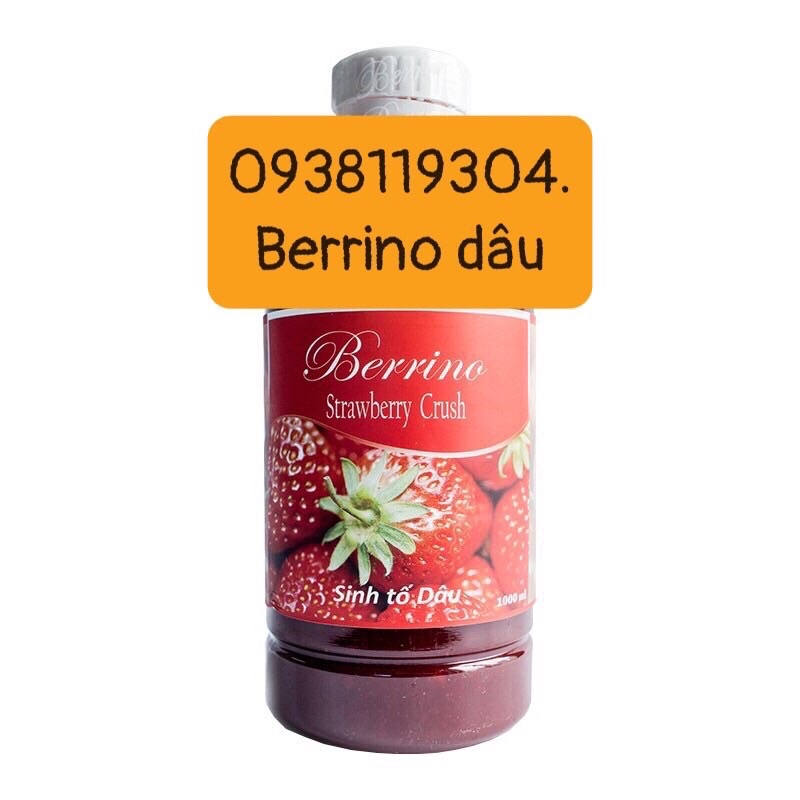 Mứt sinh tố dâu berrino 1lit
