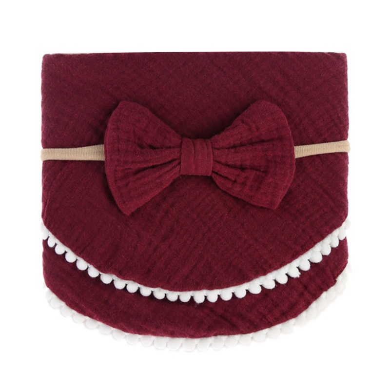 Yếm Ăn Cotton Muslin Có Thể Dùng Làm Đạo Cụ Chụp Ảnh Giảm Đau Dành Cho Ba Mẹ Và Bé