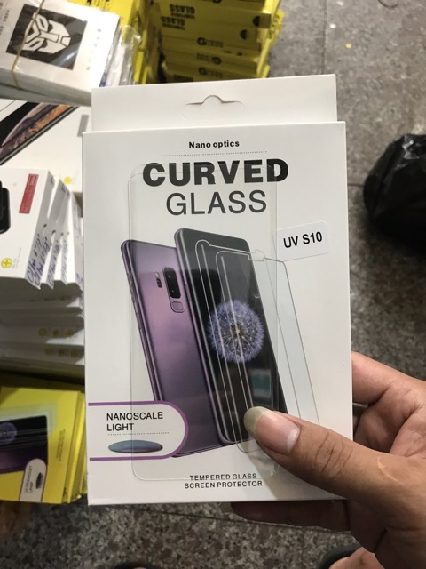 Cường lực full keo UV Samsung S10 / S10plus