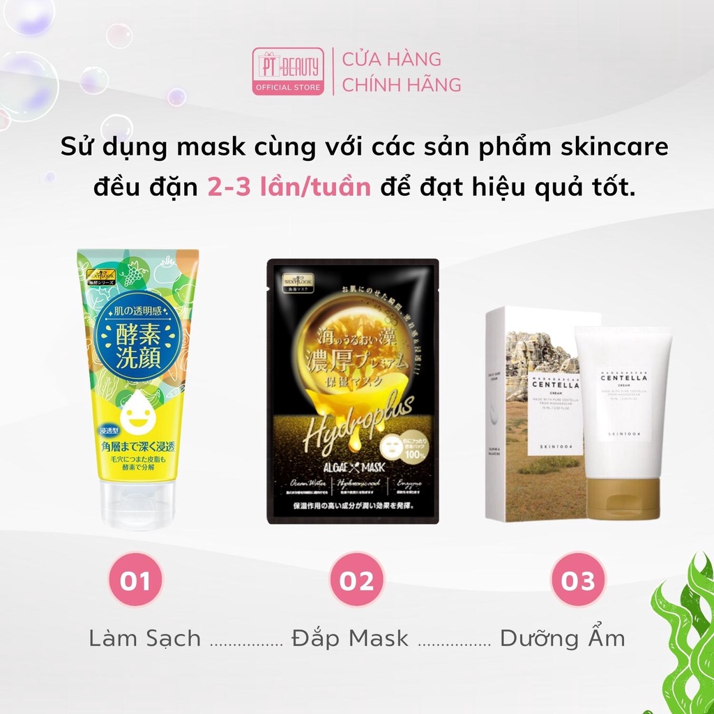 Lẻ 1 miếng Mặt nạ tảo biển cấp ẩm chuyên sâu SEXYLOOK Algae Hydroplus Moisturizing Mask 28ml