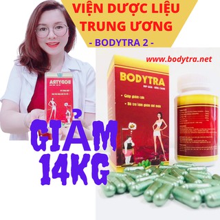 [Giảm Cân Viện Dược Liệu] An Toàn - Giảm 10-14Kg Không Tăng Lại -  Bodytra - Nhà thuốc Viện Dược Liệu Trung Ương