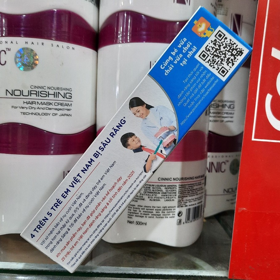 Kem Đánh Răng P/S Ngừa Sâu Răng Vượt Trội, Trà Xanh 100g