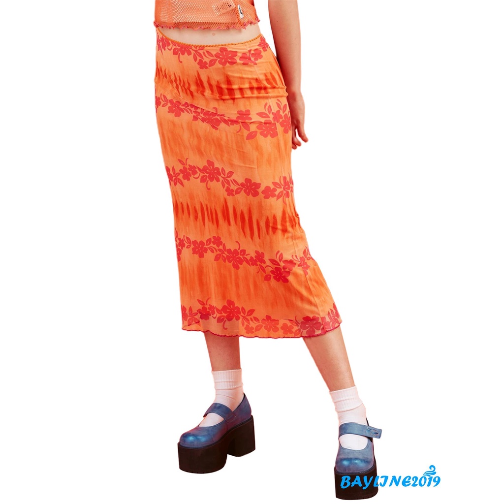 Chân Váy Dài In Họa Tiết Phong Cách Bohemian Dành Cho Nữ