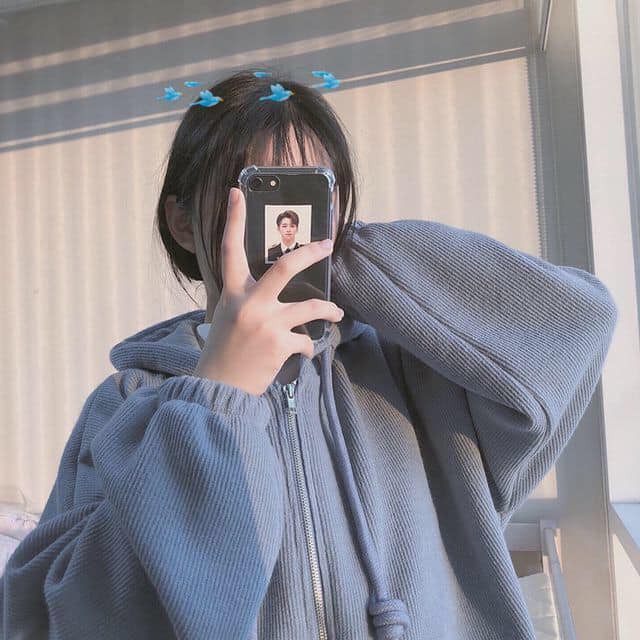 Áo Khoác Nữ Nỉ Có Mũ, Hoodie Trơn Basic Kéo Khóa Có Lót Lông
