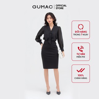 Chân váy bút chì nữ GUMAC ôm body VB873, chân váy công sở thanh lịch, trẻ trung