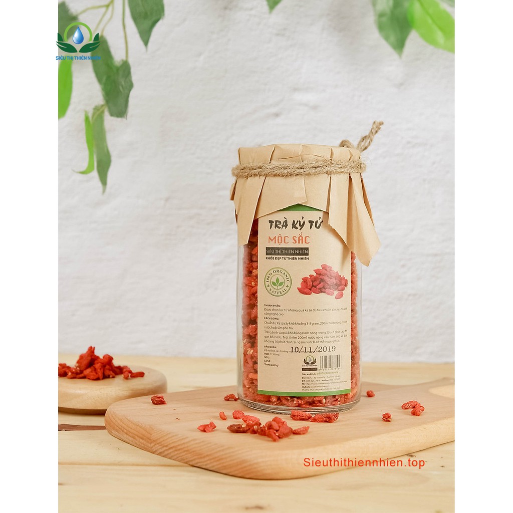 Trà kỳ tử cao cấp đóng túi zip thương hiệu Mộc Sắc | BigBuy360 - bigbuy360.vn