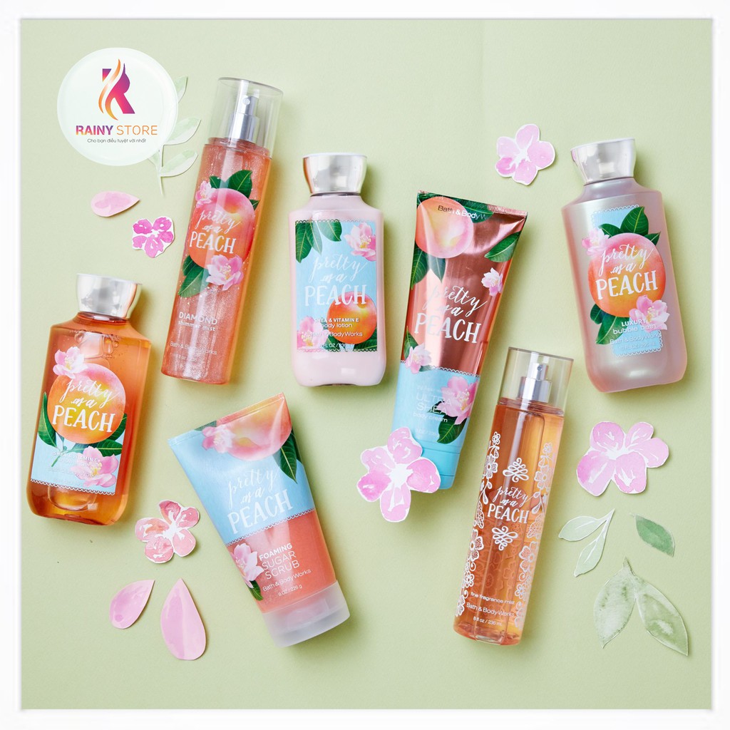 Gel tắm dưỡng thể Bath &amp; Body Works Pretty As A Peach 295ml