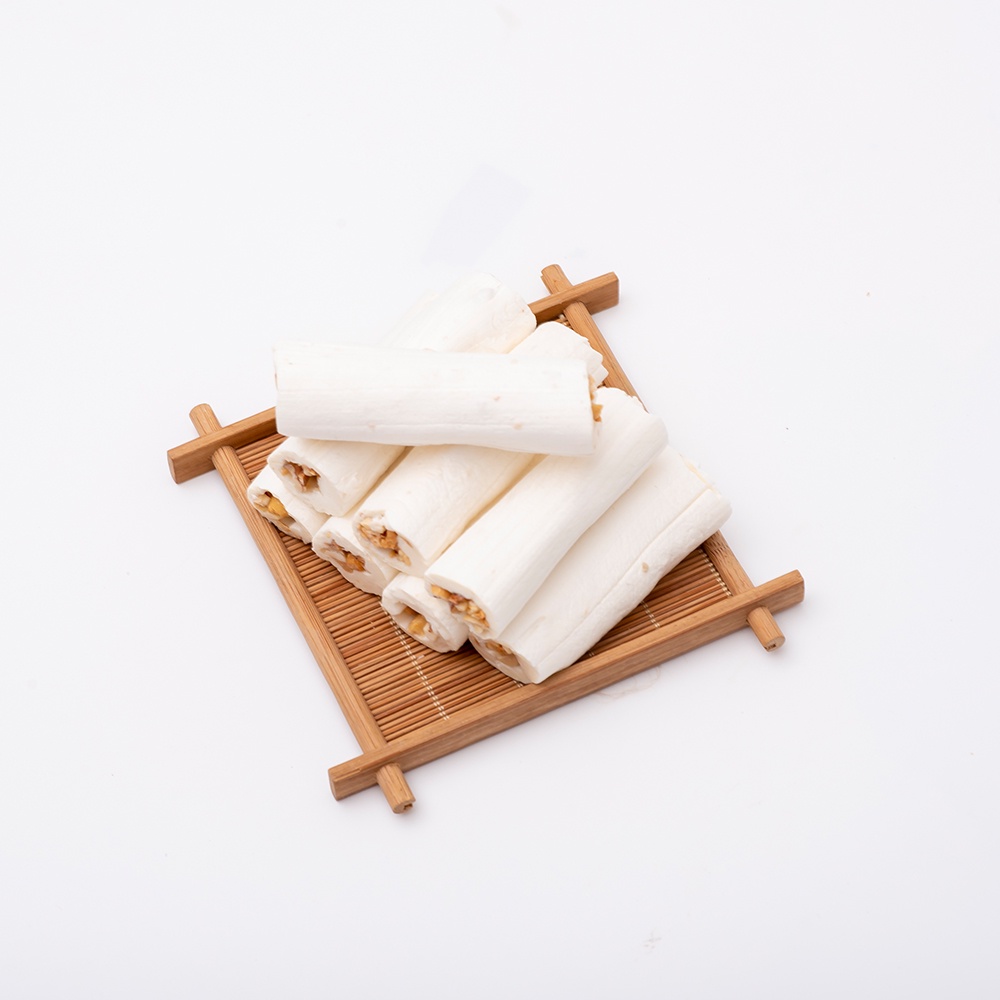 Kẹo dồi lạc gia truyền Vinabisca thơm ngon làm quà tết - Kẹo kéo tuổi thơ đặc sản Nam Định - món ăn vặt tuổi thơ