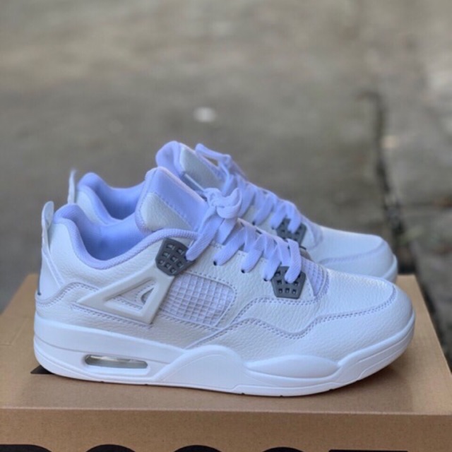 (Fullbox)Giầy jordan 4 trắng chất đẹp giá rẻ