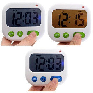 Vibration Alarm Luminova Led Digital Timer Electronic Candy Watch Desktop Display Student Clock Desk Gadgets DBV