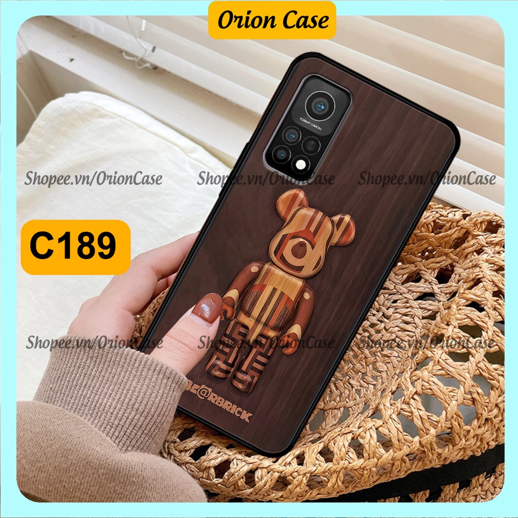 Ốp lưng Xiaomi Mi 10T Pro in hình bearbrick 3D thời trang, cá tính. ốp chống sốc, bền đẹp
