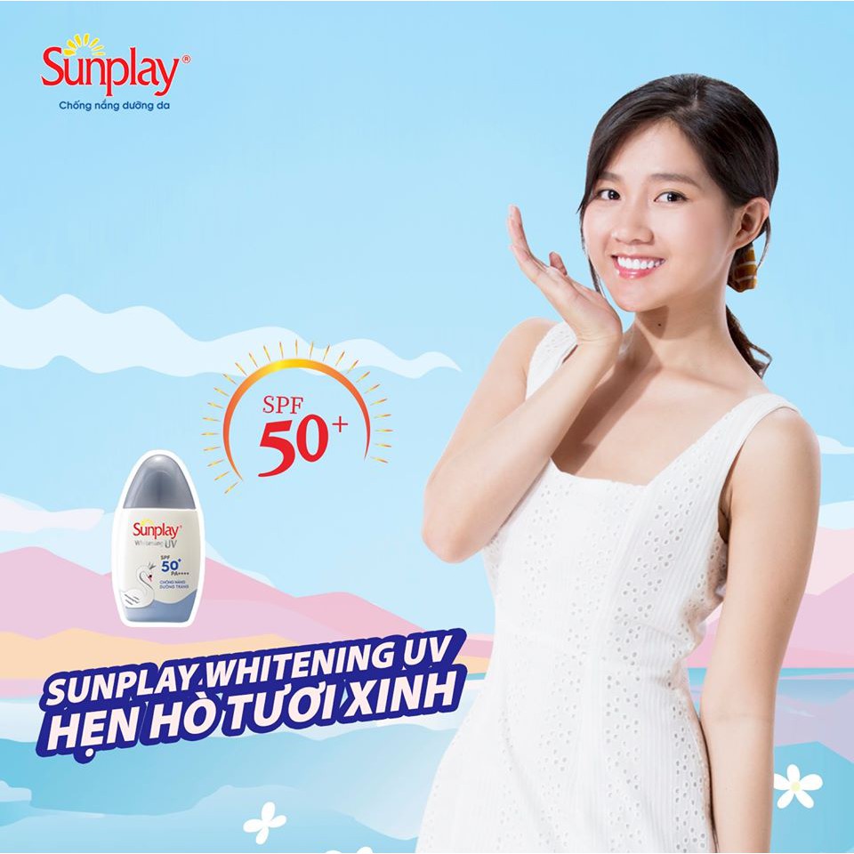 Sunplay Whitening - Sữa chống nắng dưỡng da trắng đẹp UV SPF 50+ PA++++ (Tub 30g)