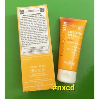 Kem chống nắng Farmona SPF50+ 50ml cho da dầu