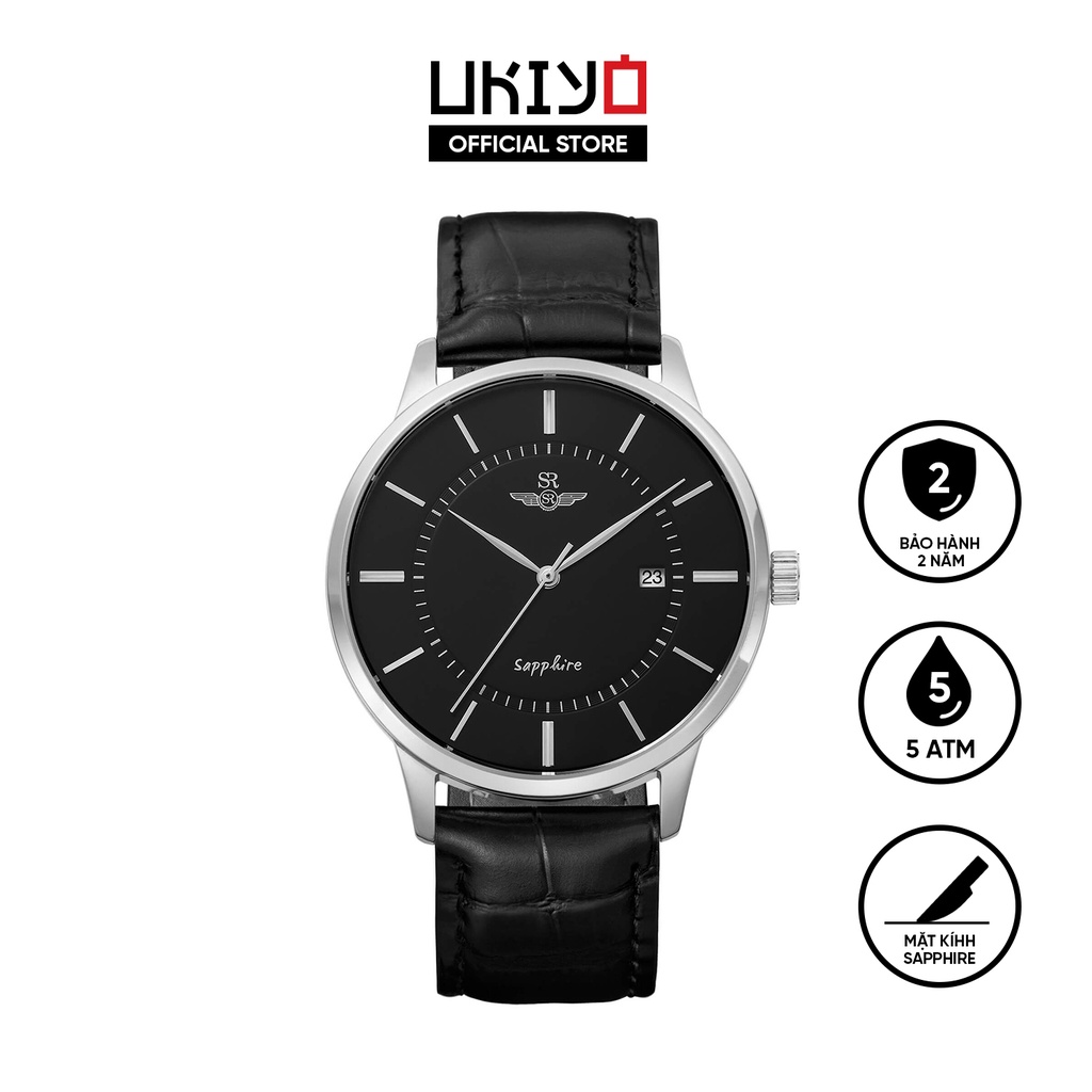 Đồng hồ nam SRWATCH SG3007.4101CV dây da chính hãng - Tặng bao da đựng đồng hồ