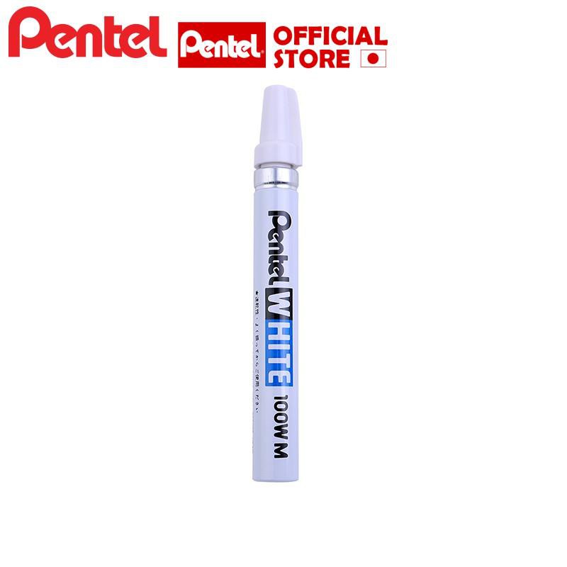 Bút Sơn Pentel X100W Màu Trắng Viết Được Trên Nhiều Chất Liệu