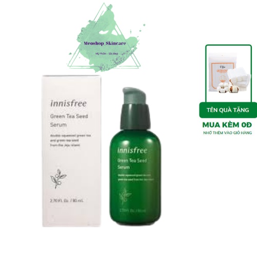 Serum trà xanh INNISFREE 80ML tinh chất dưỡng ẩm phục hồi da mụn