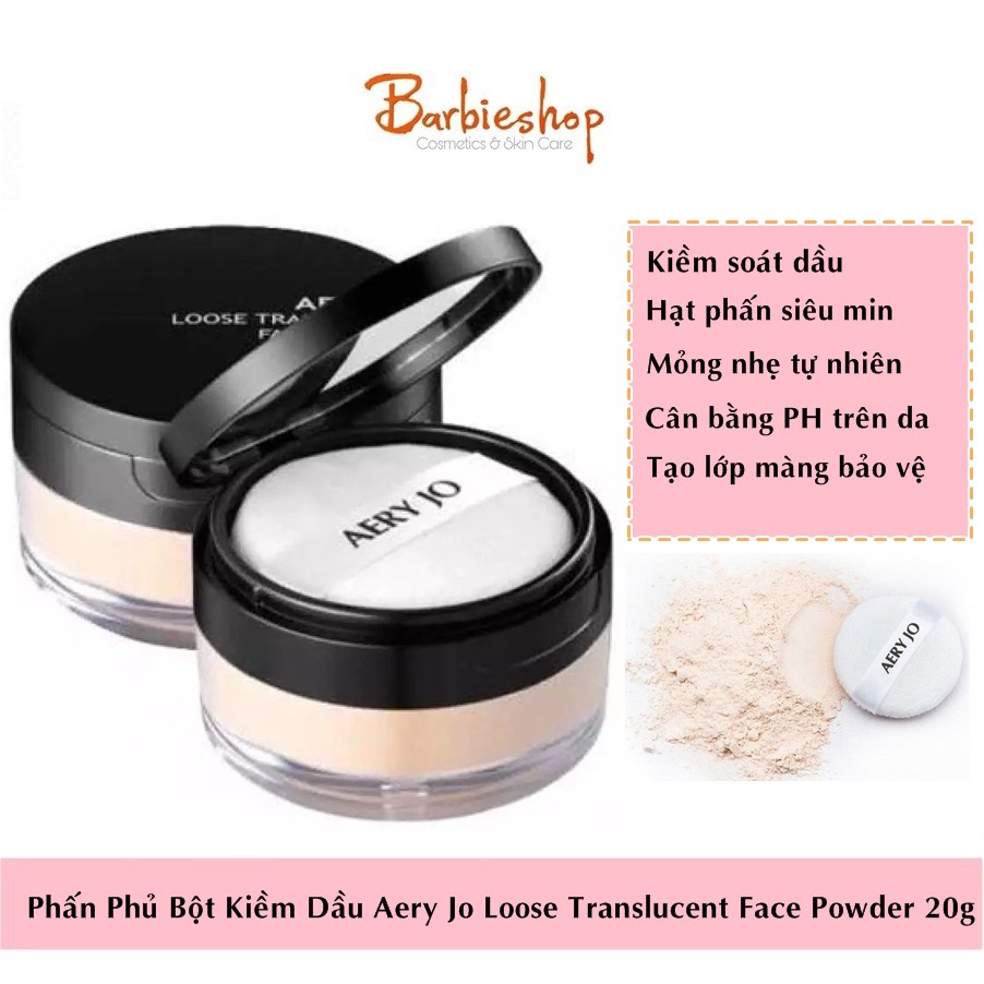 Phấn Phủ Bột Kiềm Dầu Aery Jo Loose Translucent Face Powder 20g