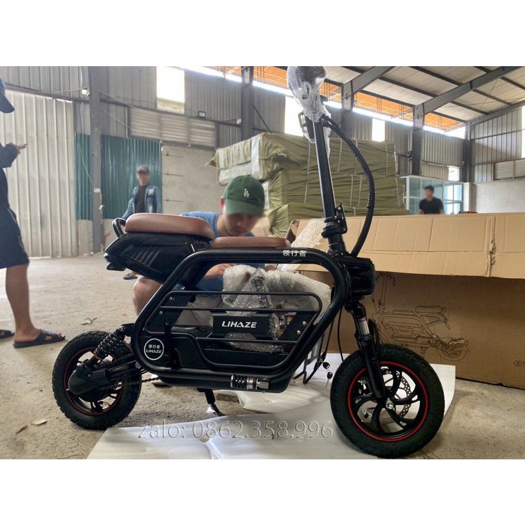 Xe điện Lihaze đèn vuông pin 15A mode 2023 | Kèm ảnh thực tế