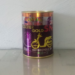 [FULLY SYNTHETIC] Nhớt động cơ xe tay ga Nanoil USA Scooter GOLD SN 0W-40 800ml