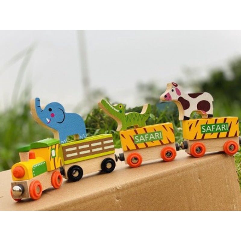 Đoàn tàu nam châm chở thú- xe lửa gắn nam châm