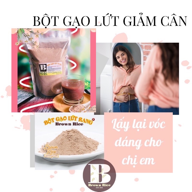 1 kg Bột gạo lứt Giảm cân siêu cấp