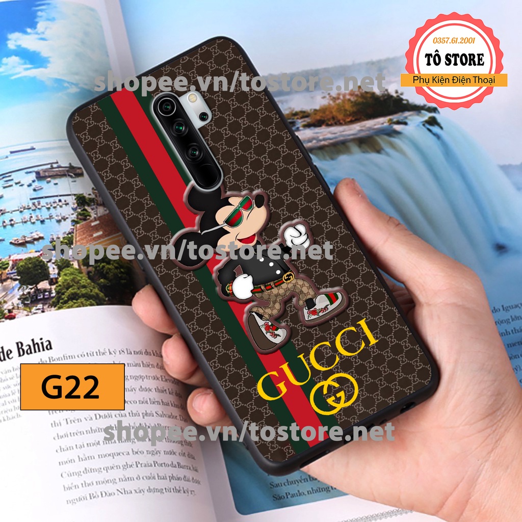Ốp lưng Xiaomi Redmi Note 8 / Redmi Note 8 Pro / Redmi 8 in hình GC/LV/DIOR cao cấp, chất lượng