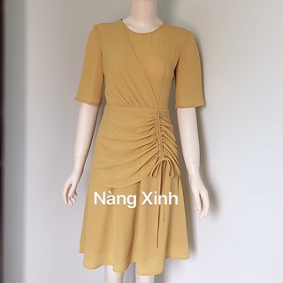 Đầm voan che bụng, che bắp tay