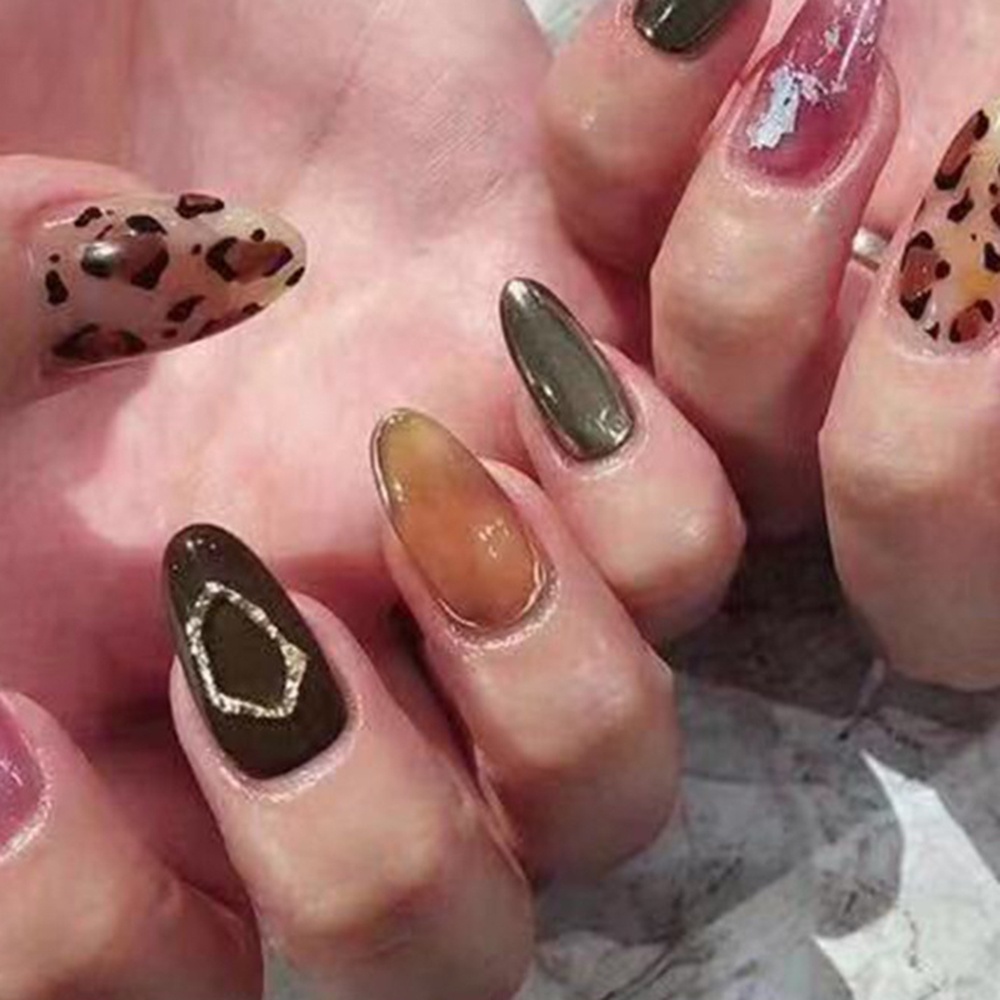 [Hàng mới về] Set 20 phụ kiện trang trí móng tay 3d diy bằng hợp kim cho nữ