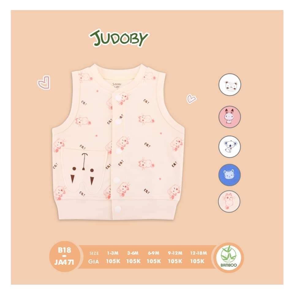 Áo gile cài cúc giữa  chất siêu mềm Judoby