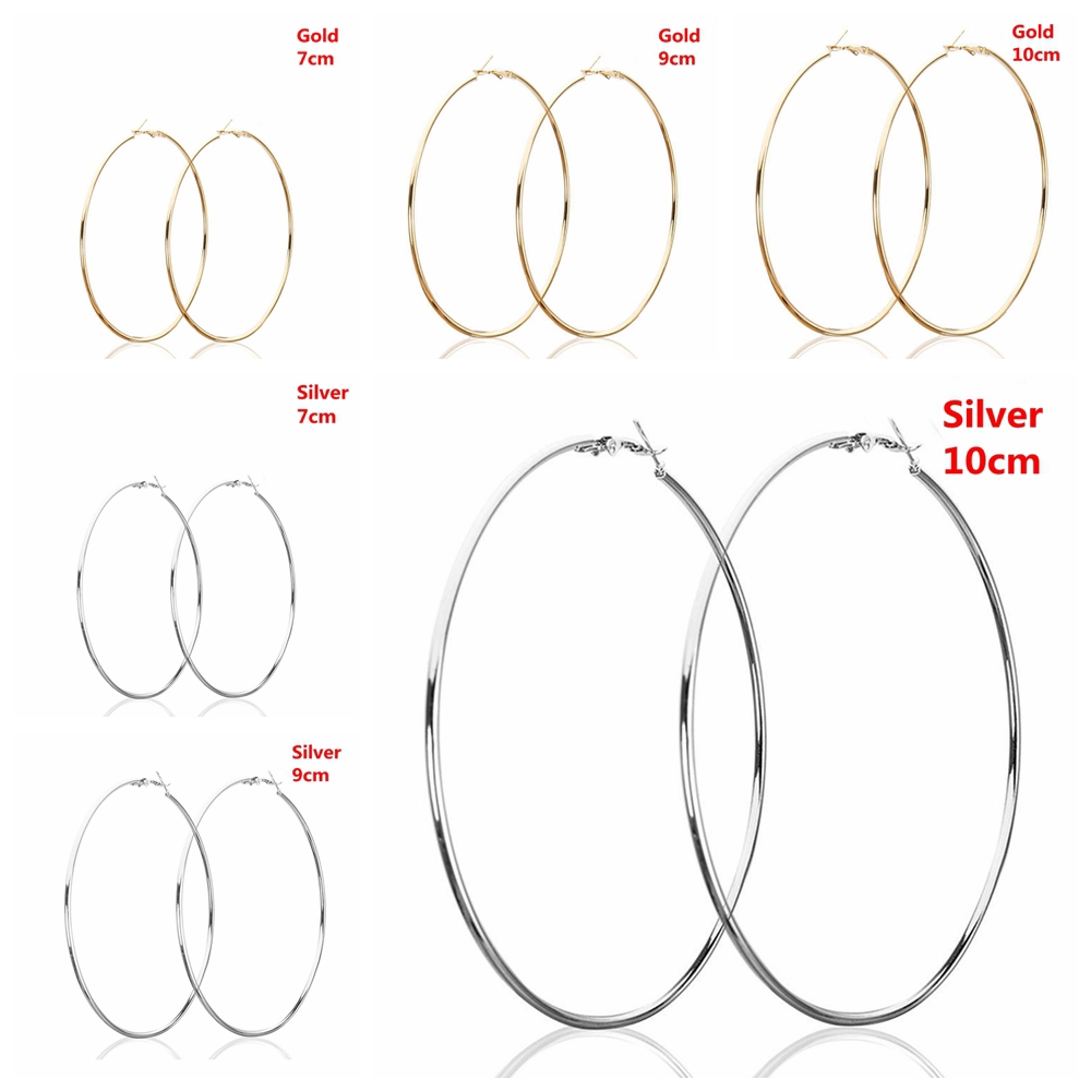 Khuyên tai tròn phong cách Punk