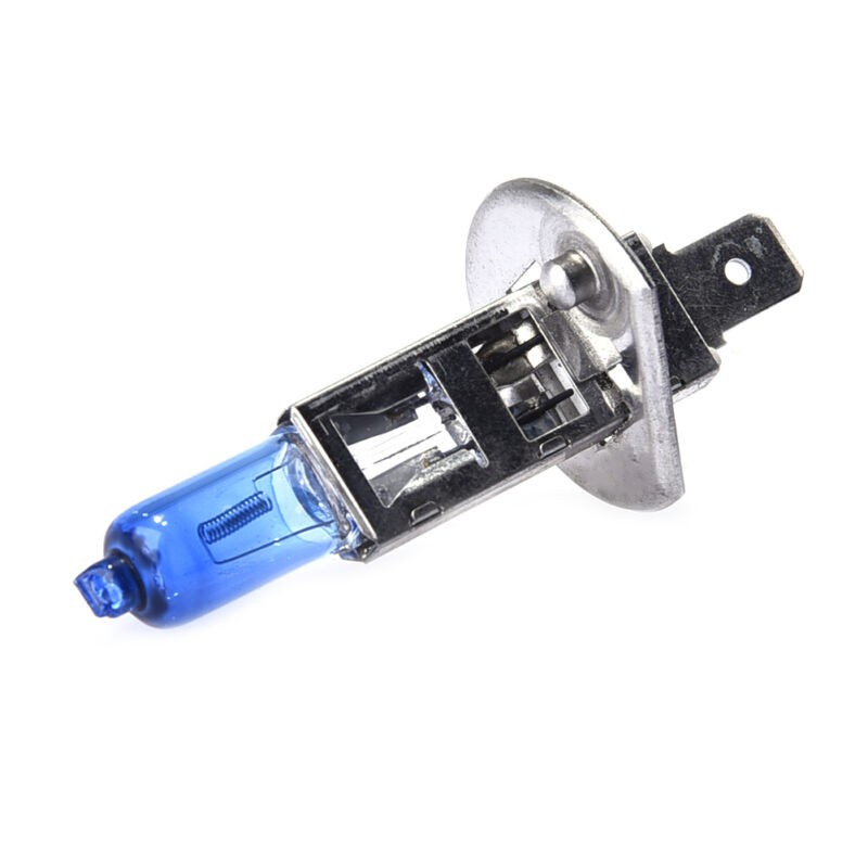 1 Đèn Pha Halogen 12V 6000K H1 Ánh Sáng Trắng Thay Thế Cho Xe Hơi