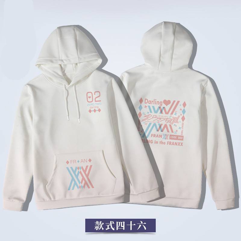 Yyds Áo Hoodie Tay Dài Hóa Trang ZERO TWO Nhân Vật Anime DARLING in the FRANXX Mặc Dịp Halloween Cỡ Lớn