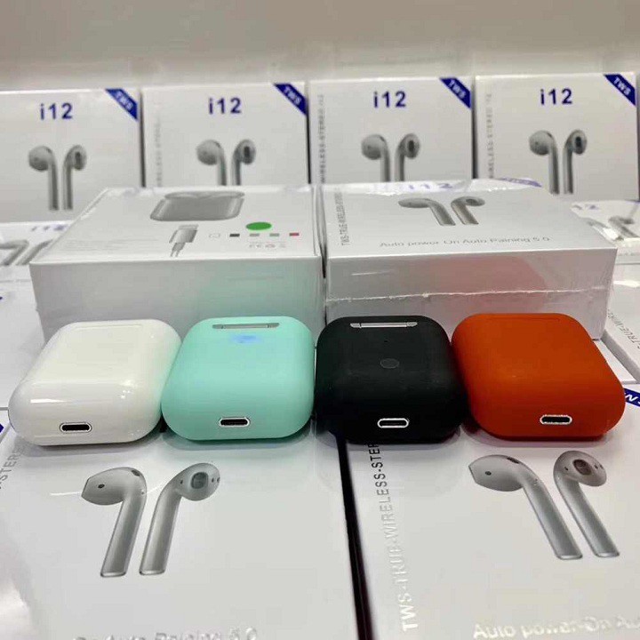 Tai nghe bluetooth mini i12 TWS cảm biến vân tay