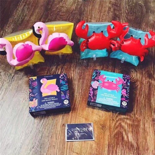 Phao tay hình hồng hạc 3D cho bé tập bơi