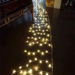 Đèn Mành Sợi Thả 60cm Cao Cấp - Trang Trí Nhà Cửa, Chiếu Sáng Ban Công, Decor Quán Cafe, Sân Vườn