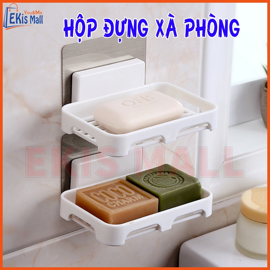 Hộp đựng xà phòng Kệ để xà bông tắm dán tường chịu lực phòng tắm