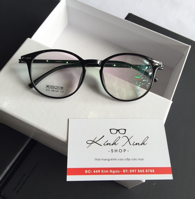 Kính Mắt tròn Gọng nhựa siêu dẻo Hàn Quốc - GSD203