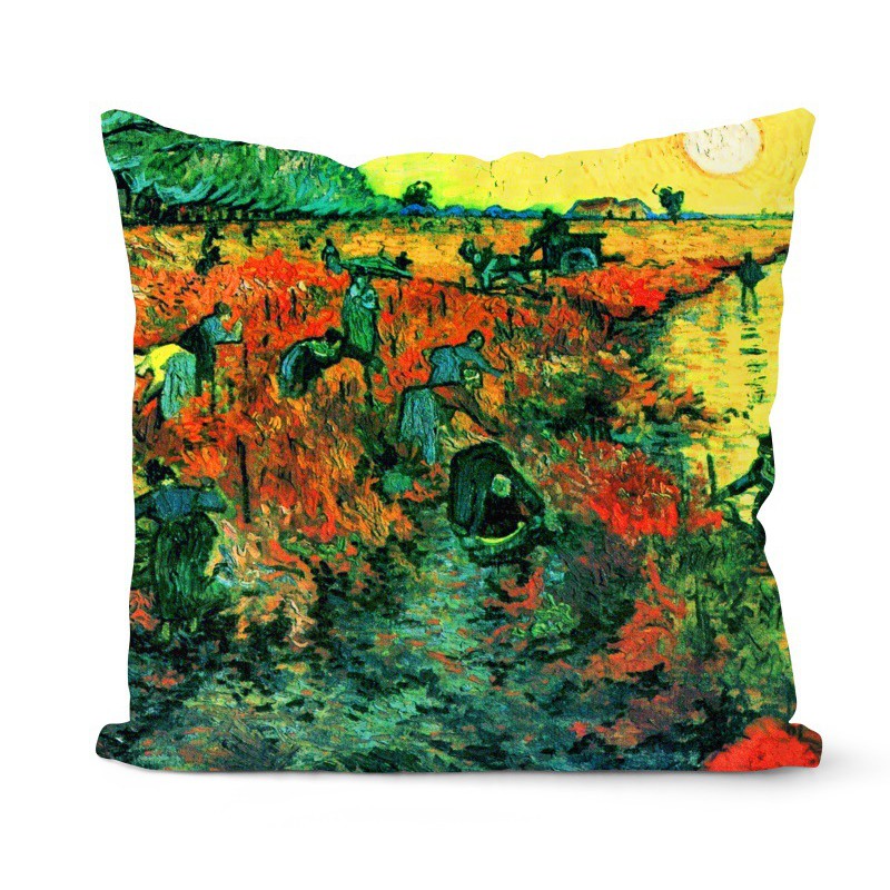 Vỏ Gối In Tranh Sơn Dầu van gogh master van gogh Chân Dung