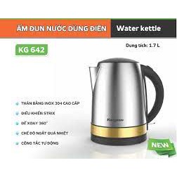 Bình đun nước siêu tôc KG642 bảo hành 12 tháng