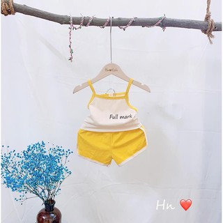 Bộ minky mom 2 dây hoa cúc cho bé