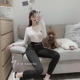 QUẦN LEGGING CẠP CHỮ