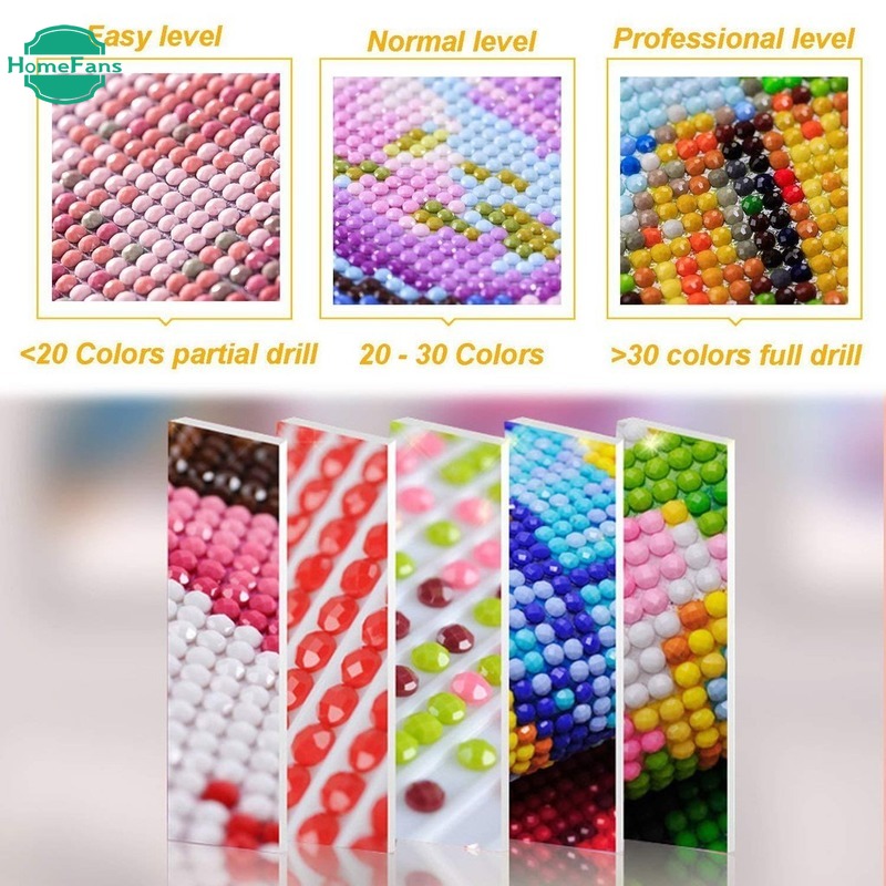 Bộ Tranh Đính Đá 5D Họa Tiết Cô Gái Độc Đáo Kích Thước 30x40cm DIY Dùng Trang Trí Nhà Cửa