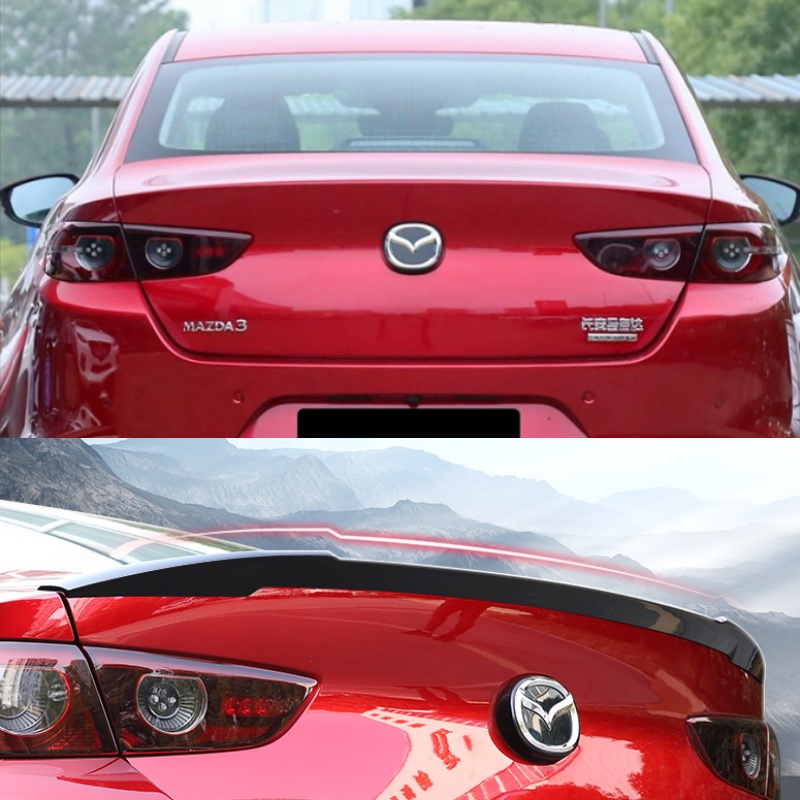 Đuôi Gió Thể Thao Mazda3 Đời Xe  2020 - 2022 Chất Liệu Nhựa ABS Cao Cấp