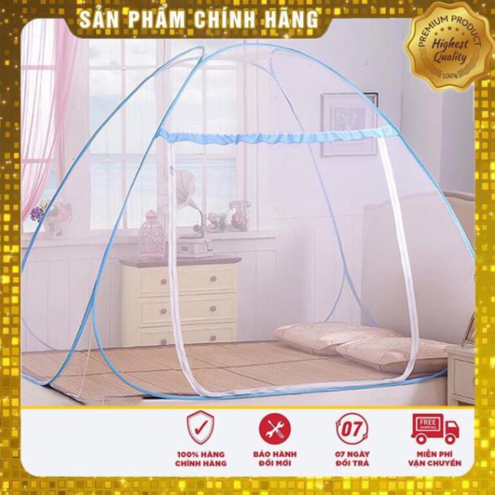 Màn Chụp Đỉnh Rộng Tự Bung Mùng Chụp Chống Muỗi Xuất Khẩu 1m6 1m8 2m2 Đủ Size