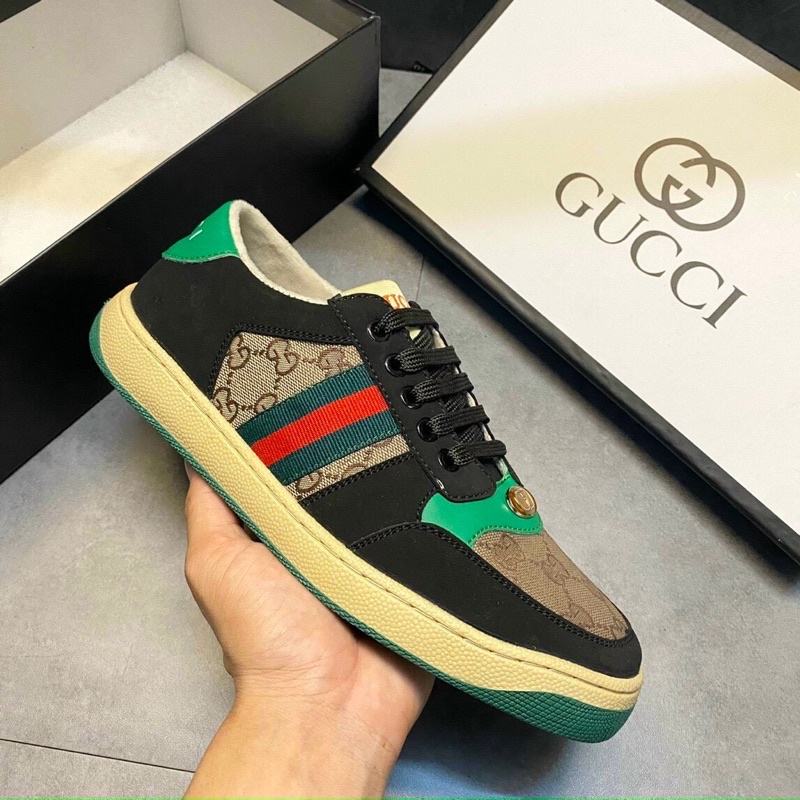 Giày snk thể thao gc nam nữ tăng chiều cao da lộn đế đúc cao su hàng Fullbox.